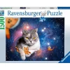 RAVENSBURGER IBÉRICA Juegos Y Puzzles*Ravensburger - Puzzle de gatos volando en el espacio, 1500 piezas ㅤ