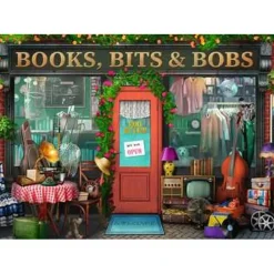 RAVENSBURGER IBÉRICA Juegos Y Puzzles*Ravensburger - Puzzle de libros, música y fantasía, 1000 piezas, ciudad ㅤ