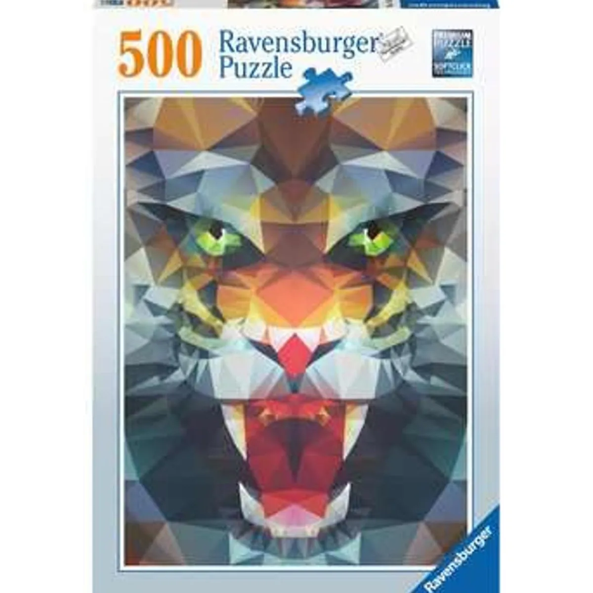 RAVENSBURGER IBÉRICA Juegos Y Puzzles*Ravensburger - Puzzle de polígonos con rugido de león, 500 piezas ㅤ
