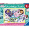 RAVENSBURGER IBÉRICA Juegos Y Puzzles*Ravensburger - Puzzle infantil colección Gabby's Dollhouse, 2 x 12 piezas ㅤ