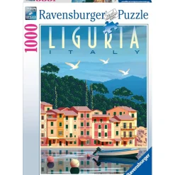 RAVENSBURGER IBÉRICA Juegos Y Puzzles*Ravensburger - Puzzle Italia Postal de Liguria 1000 piezas ㅤ
