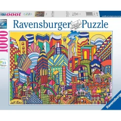 RAVENSBURGER IBÉRICA Juegos Y Puzzles*Ravensburger - Puzzle Paisaje Urbano Nocturno 1000 Piezas ㅤ