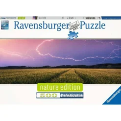 RAVENSBURGER IBÉRICA Juegos Y Puzzles*Ravensburger - Puzzle panorama paisaje tormenta veraniega, 500 piezas ㅤ
