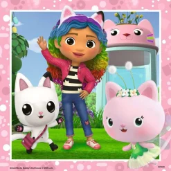 RAVENSBURGER IBÉRICA Juegos Y Puzzles*Ravensburger - Puzzle 3x49 piezas Gabby's Dollhouse, colección multicolor ㅤ