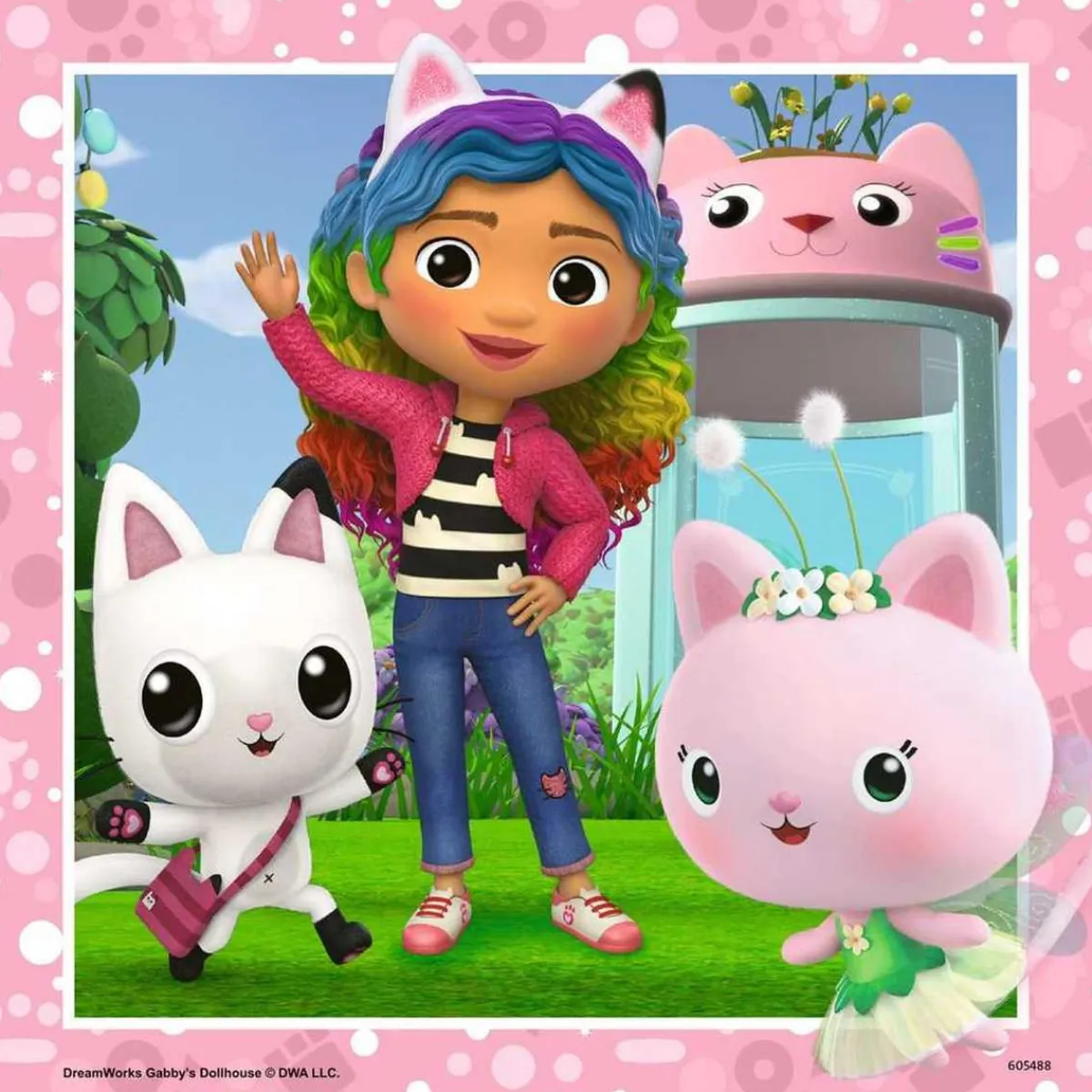 RAVENSBURGER IBÉRICA Juegos Y Puzzles*Ravensburger - Puzzle 3x49 piezas Gabby's Dollhouse, colección multicolor ㅤ