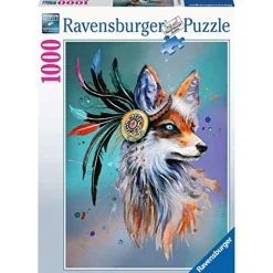 RAVENSBURGER IBÉRICA Juegos Y Puzzles*Ravensburger - Rompecabezas de fantasía 1000 piezas Espíritu Zorro ㅤ