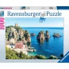 RAVENSBURGER IBÉRICA Juegos Y Puzzles*Ravensburger - Rompecabezas Paisaje Mediterráneo Italia, 1000 Piezas ㅤ