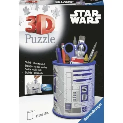 MAJORETTE TOYS Juegos Y Puzzles*Ravensburger - Star Wars - Puzzle 3D Portalápices Star Wars, 57 piezas ㅤ