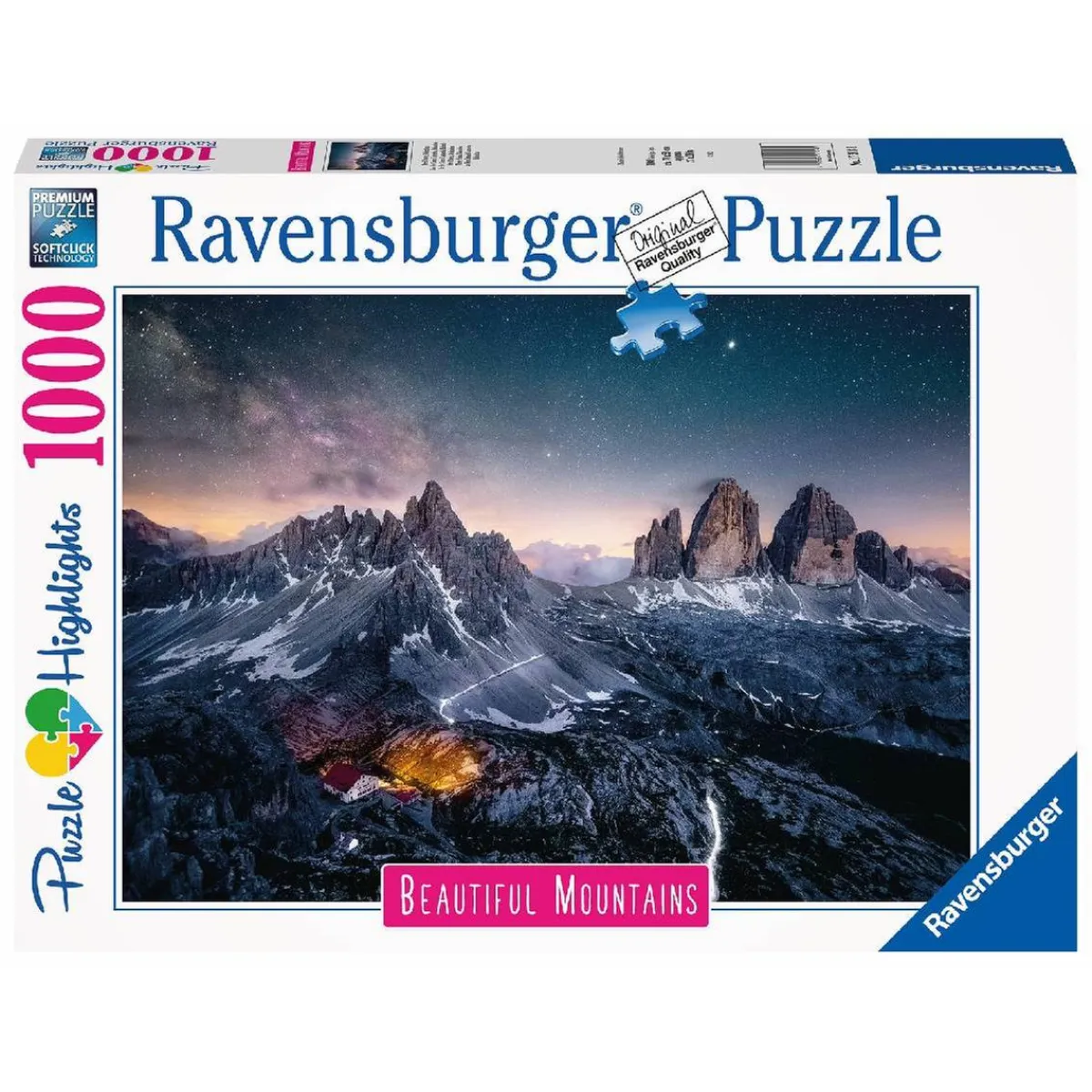 RAVENSBURGER IBÉRICA Juegos Y Puzzles*Ravensburger - Tres Cimas de Lavaredo - Puzzle 1000 piezas