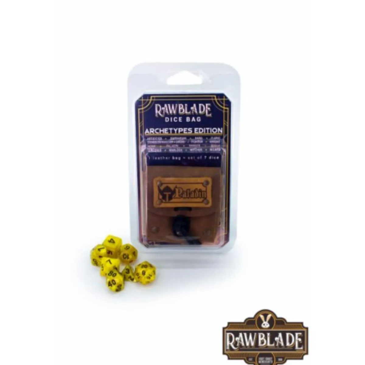 LAST LEVEL Juegos Y Puzzles|Friki Zone*Rawblade - Dados y bolsa de cuero Paladín