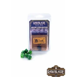 LAST LEVEL Juegos Y Puzzles|Friki Zone*Rawblade - Dados y bolsa de cuero Druida