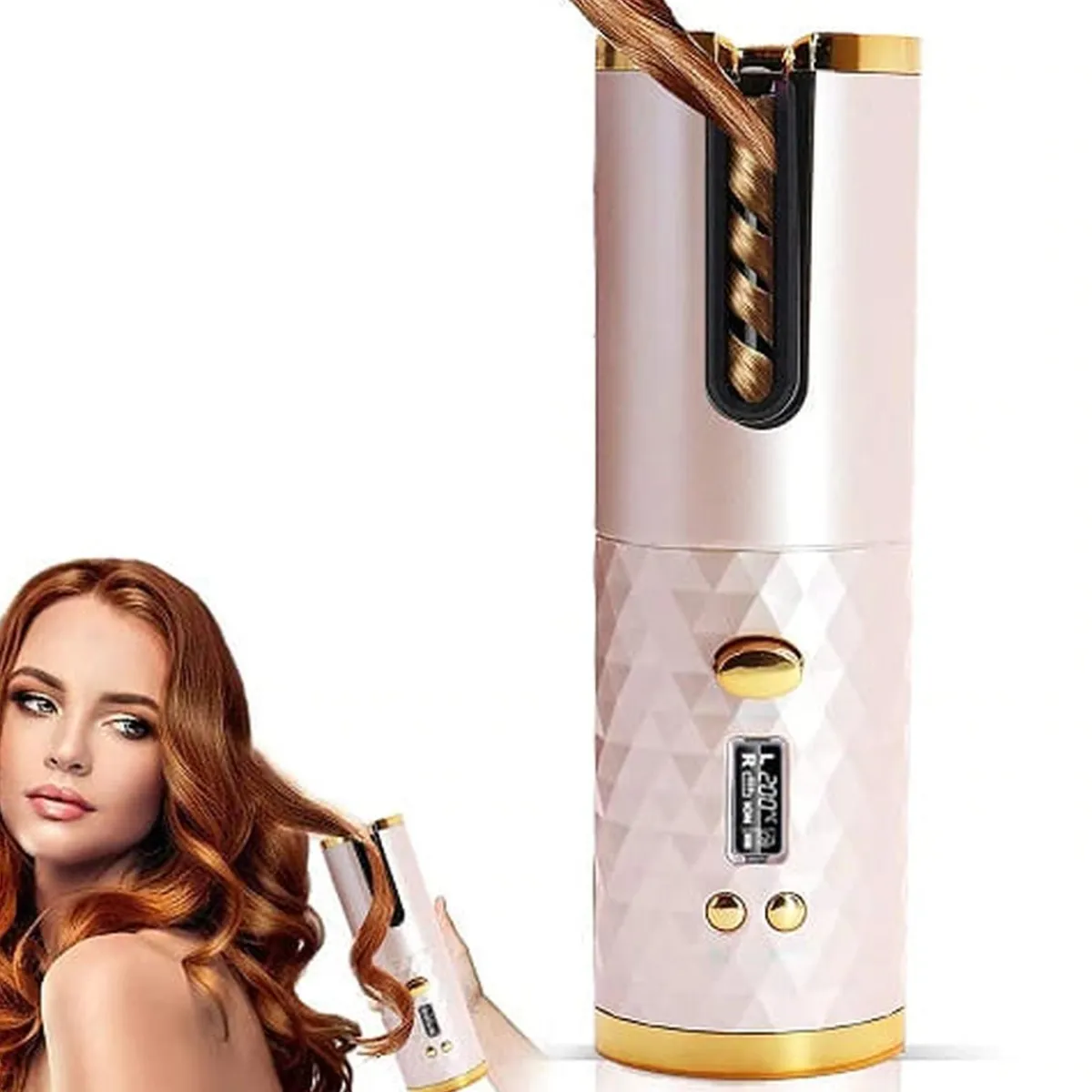 KLACK EUROPE Figuras De Acción*Rizador de pelo Rosa