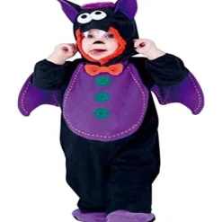 RUBIE'S Disfraces|Halloween*- Disfraz de Baby Bat con jumpsuit y gorrito ㅤ