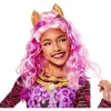 RUBIE'S Disfraces|Halloween*- Monster High - Peluca Clawdeen talla Standard para Carnaval, Navidad, Fiestas y Halloween ㅤ