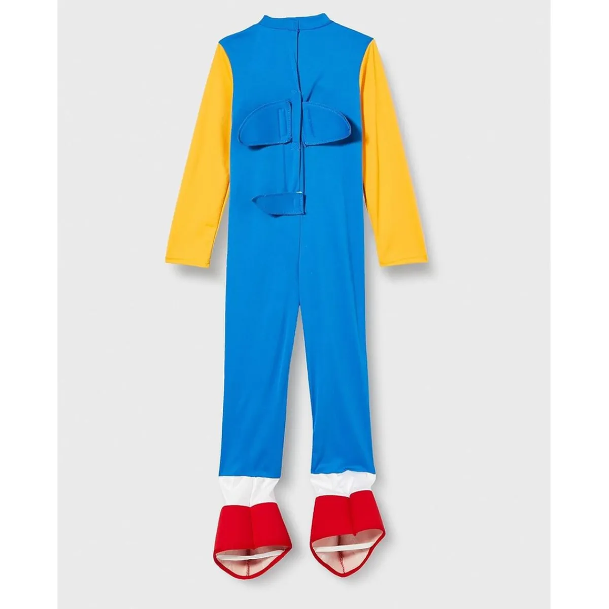 RUBIE'S Disfraces|Halloween*- Sonic the Hedgehog - Disfraz Sonic Deluxe para Niño S. ㅤ