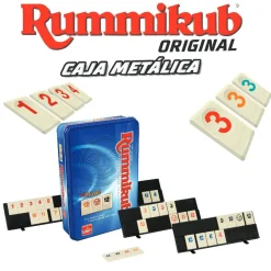 GOLIATH BV. Friki Zone|Juegos Y Puzzles*Rummikub de Viaje - Caja Metálica