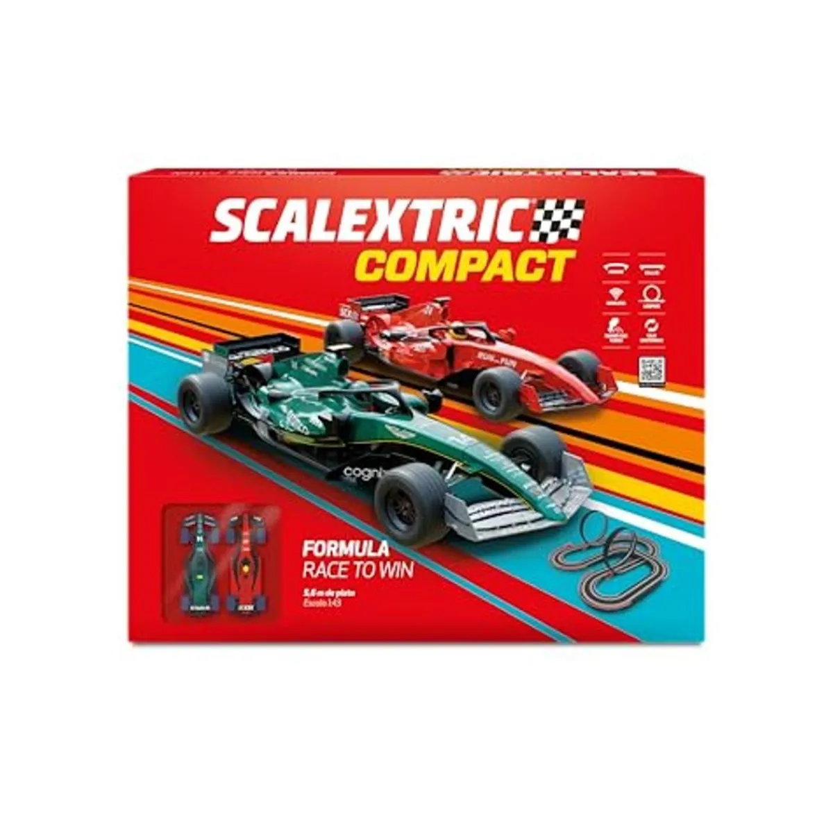 SCALE COMPETITION Vehículos Y Circuitos*Scalextric - Compact Formula Race to Win