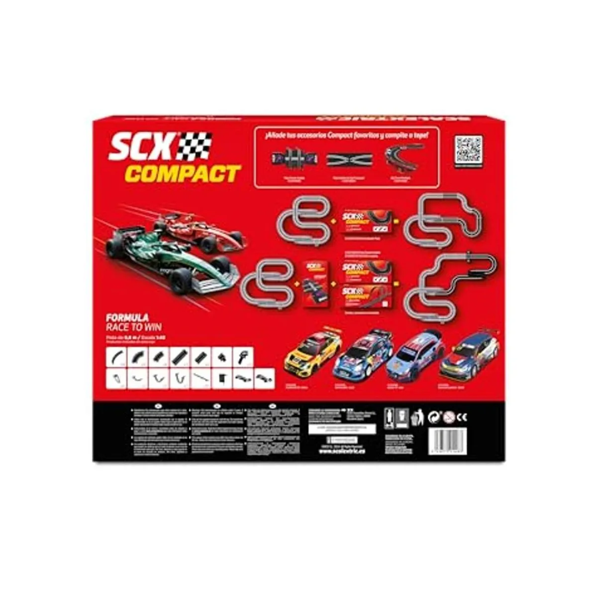 SCALE COMPETITION Vehículos Y Circuitos*Scalextric - Compact Formula Race to Win