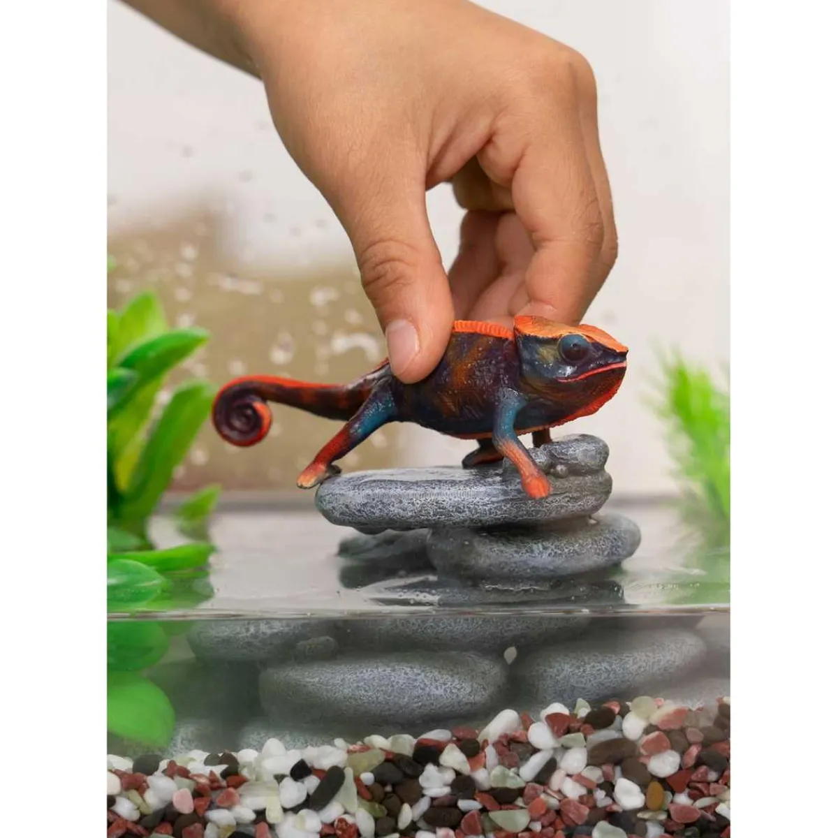 SCHLEICH Coleccionables Y Mini Mundos*- Figura de camaleón vida salvaje para niños ㅤ