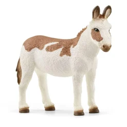 SCHLEICH Coleccionables Y Mini Mundos*- Figura de juguete de burro manchado americano ㅤ