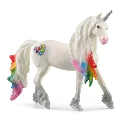 SCHLEICH Coleccionables Y Mini Mundos*- Figura de unicornio arcoíris semental Bayala ㅤ