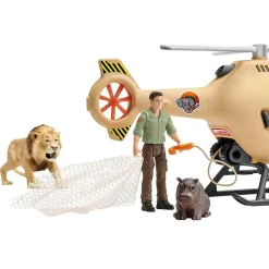 SCHLEICH PRODUKTIONS Coleccionables Y Mini Mundos*Schleich - Helicóptero de salvamento de animales