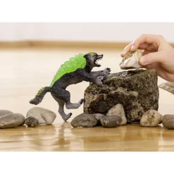 SCHLEICH Coleccionables Y Mini Mundos*- Lobo de granito Eldrador Creatures figura de juguete ㅤ