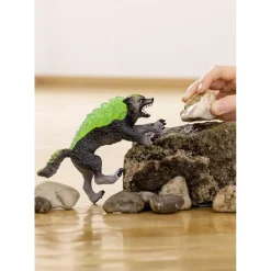 SCHLEICH Coleccionables Y Mini Mundos*- Lobo de granito Eldrador Creatures figura de juguete ㅤ