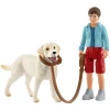 SCHLEICH Coleccionables Y Mini Mundos*- Paseo con Labrador Retriever