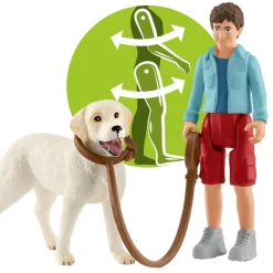 SCHLEICH Coleccionables Y Mini Mundos*- Paseo con Labrador Retriever