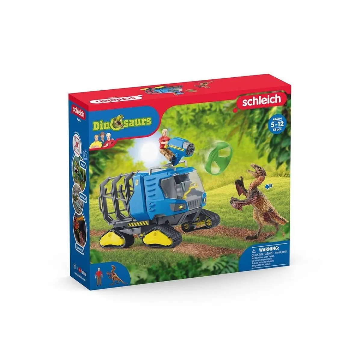 SCHLEICH Coleccionables Y Mini Mundos*- Vehículo oruga de juguete, playset 5 piezas ㅤ
