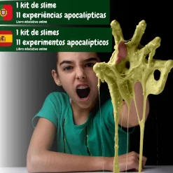 SCIENTIFIC TOYS Steam*Science4you - Kit de Slime Apocalipse con Fluffly, Butter Slime y Arena Movediza de Zombi ㅤ
