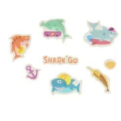 TOYS "R" US Material Escolar*Set de 8 gomas de borrar Tiburón