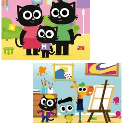 EDUCA BORRAS Juegos Y Puzzles*Set de 2 puzzles infantiles, 48 piezas cada uno, 28 x 20 cm ㅤ