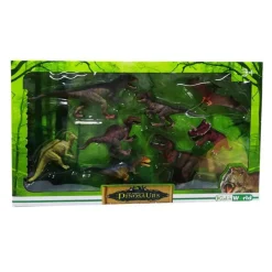 LOGITOYS SA Figuras De Acción*Set de Dinosaurios 8 Piezas