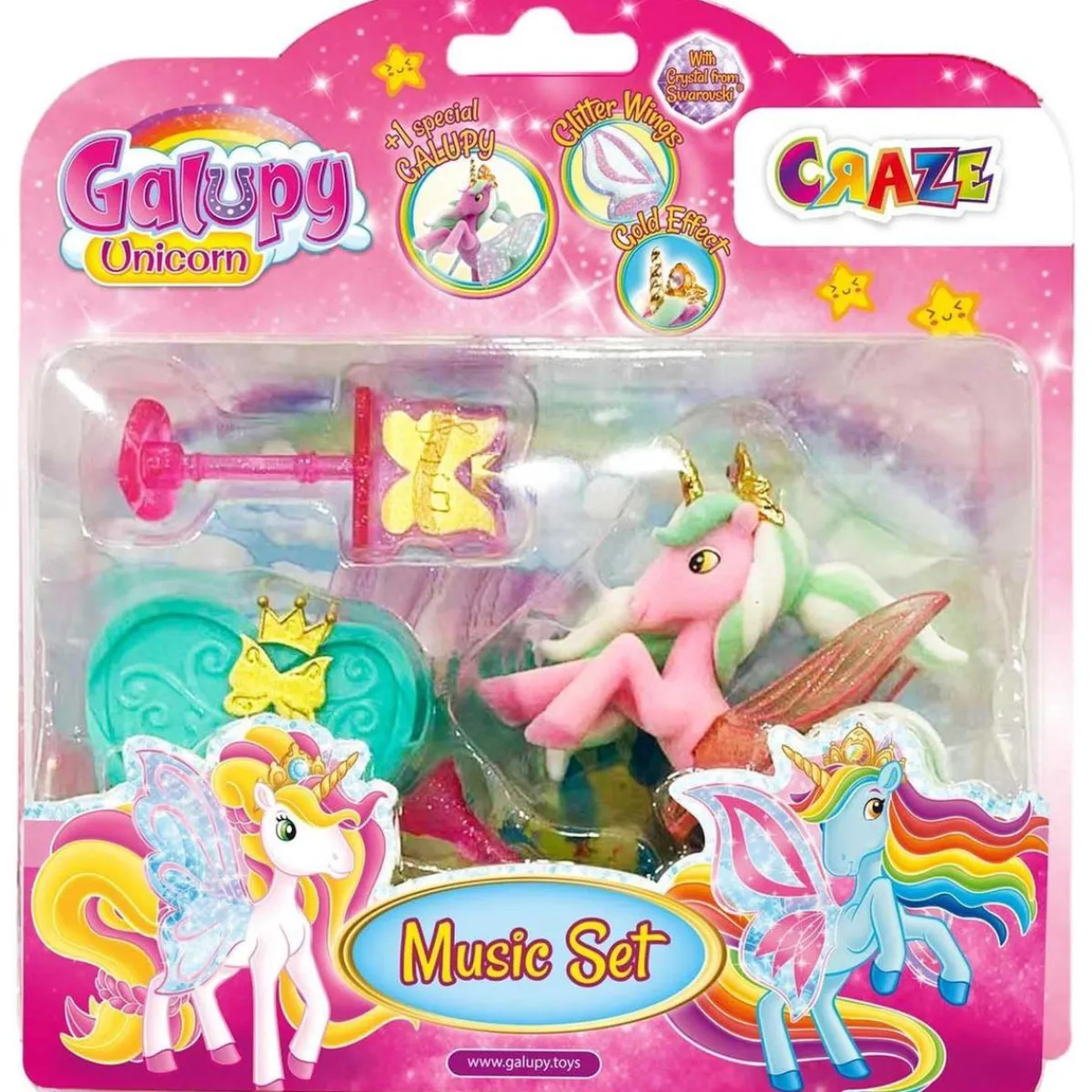 GALUPY Coleccionables Y Mini Mundos*Set de Música Unicornio