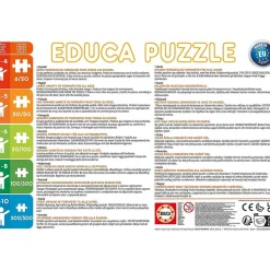 EDUCA BORRAS Juegos Y Puzzles*Set de puzzles infantiles progresivos: cuentos del bosque, 12-25 piezas ㅤ