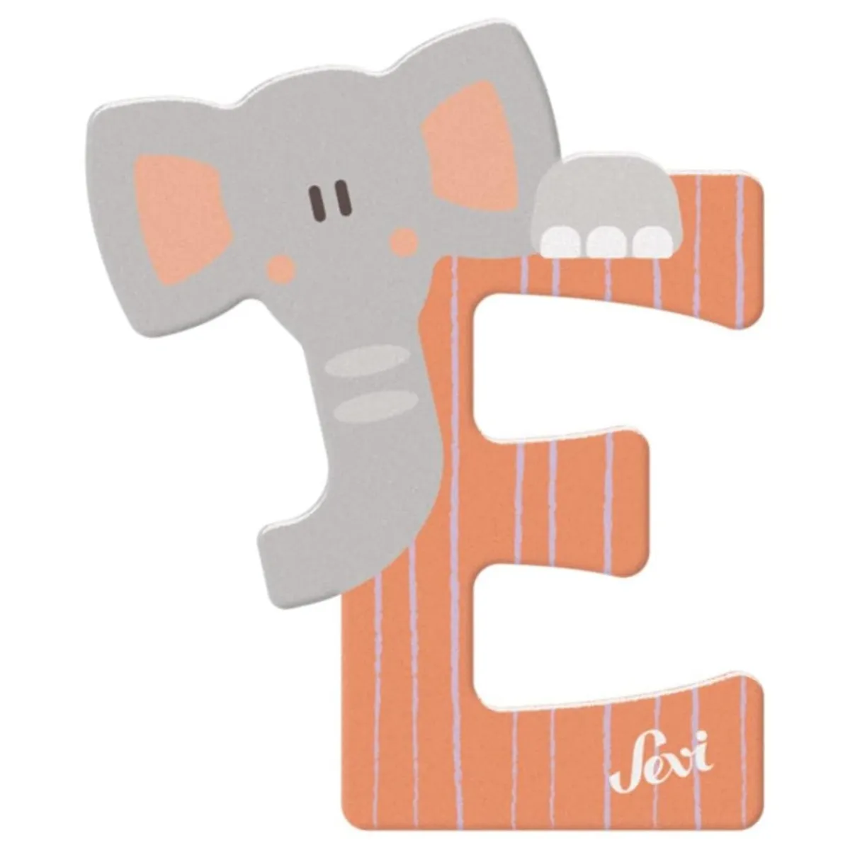 PRENATAL Estilo De Vida*Sevi - Letra E de madera (varios colores)