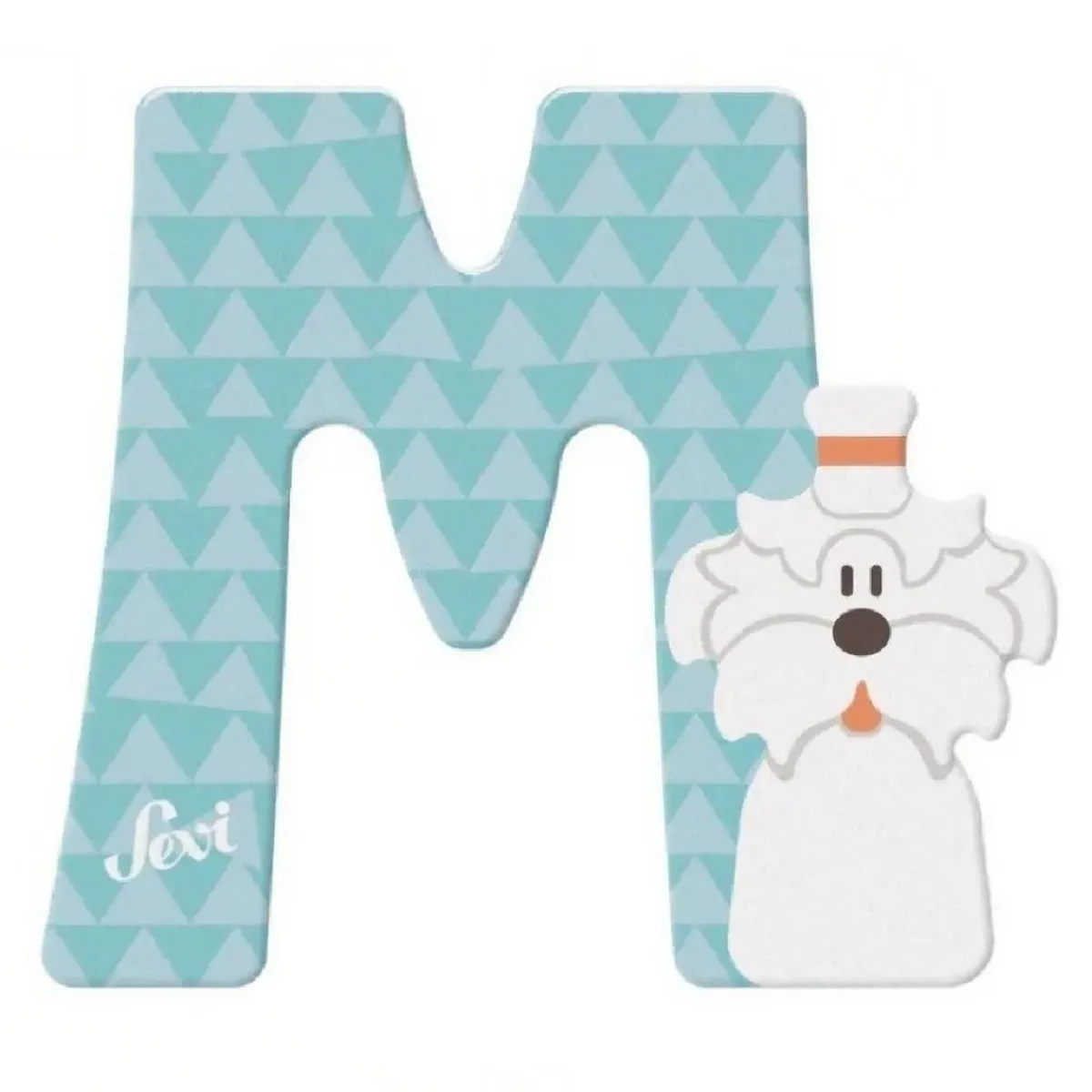 PRENATAL Estilo De Vida*Sevi - Letra M de madera