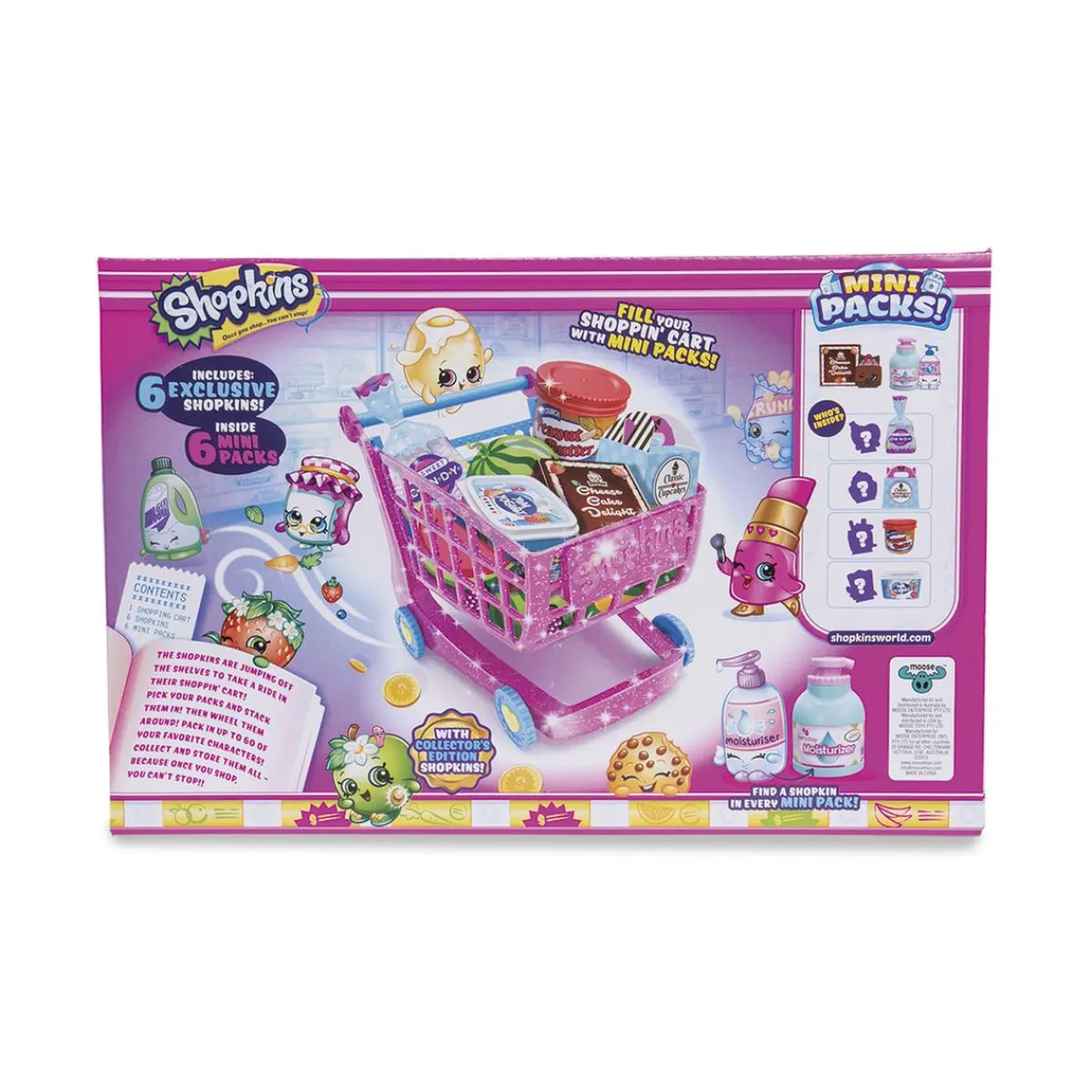 GIOCHI PREZIOSI Coleccionables Y Mini Mundos*Shopkins - Carrito de Supermercado Serie 10 (varios modelos)