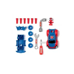 SMOBY Coleccionables Y Mini Mundos*- Maletín de herramientas para construir coche Spidey ㅤ