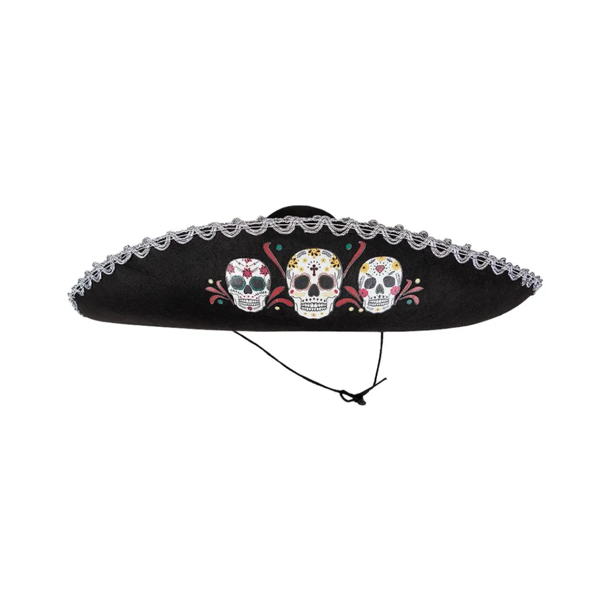 Funidelia Disfraces|Halloween*Sombrero Día de los Muertos hombre
