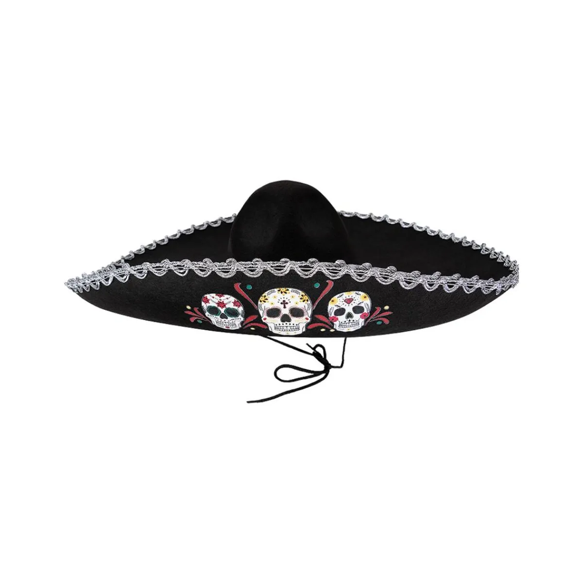 Funidelia Disfraces|Halloween*Sombrero Día de los Muertos hombre
