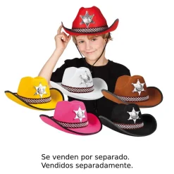TOYS "R" US Disfraces|Halloween*Sombrero infantil Sheriff (varios colores)