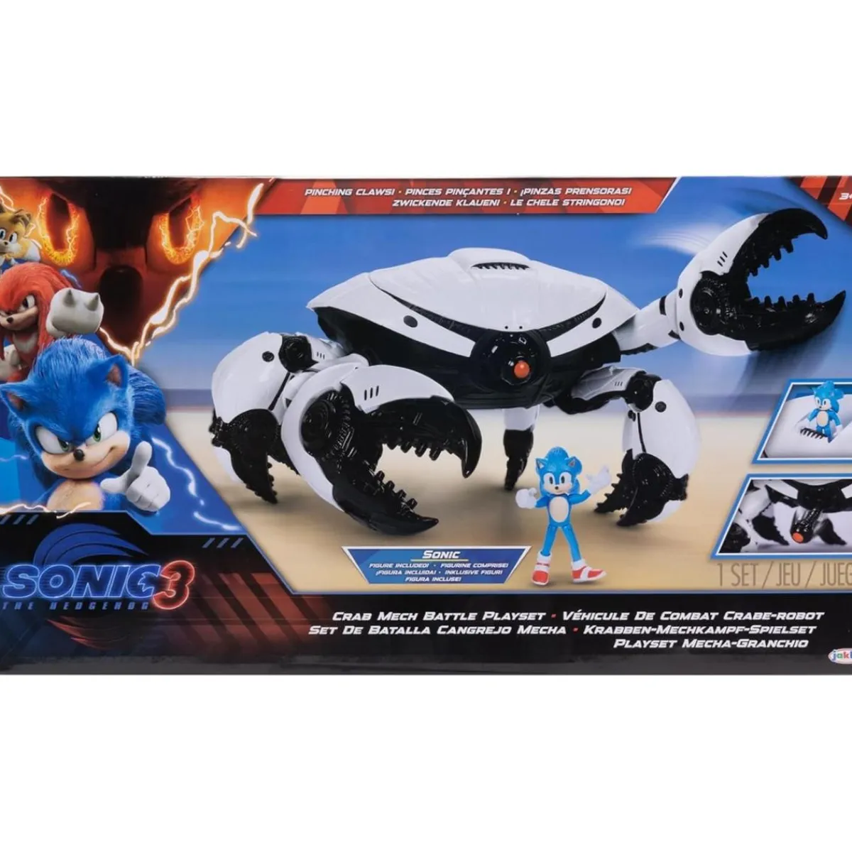 SEGA Figuras De Acción*Sonic - Figura Mega Cangrejo Mecánico Deluxe