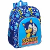SAFTA Material Escolar*Sonic - Mochila 33 cm adaptable a carro