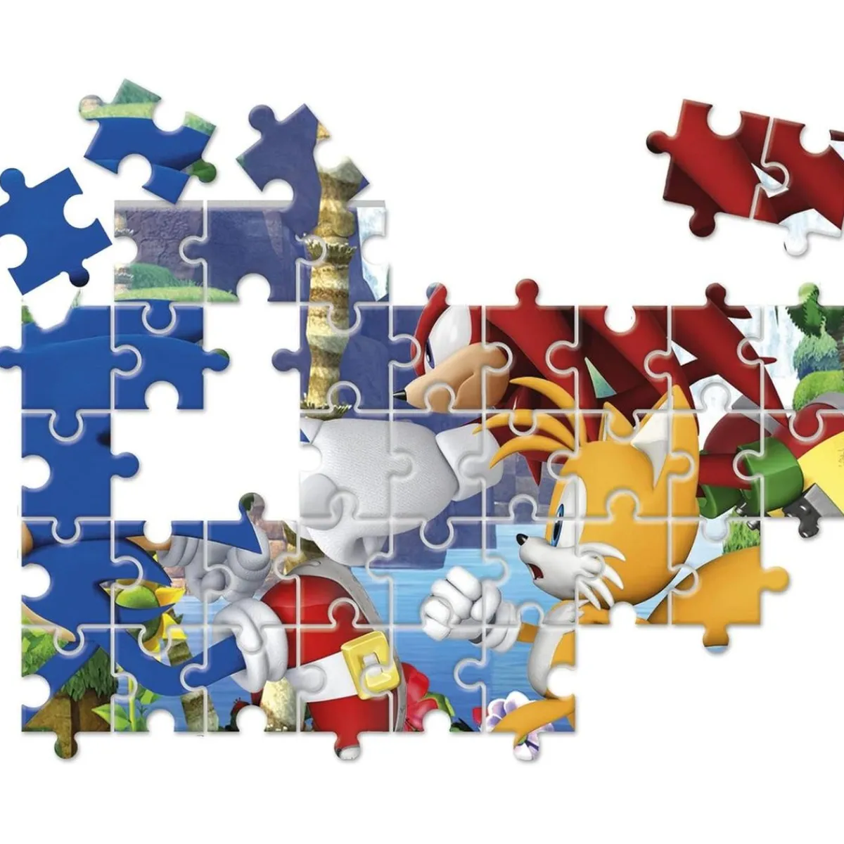 CLEMENTONI Juegos Y Puzzles*Sonic - Puzzles 10 en 1 Supercolor