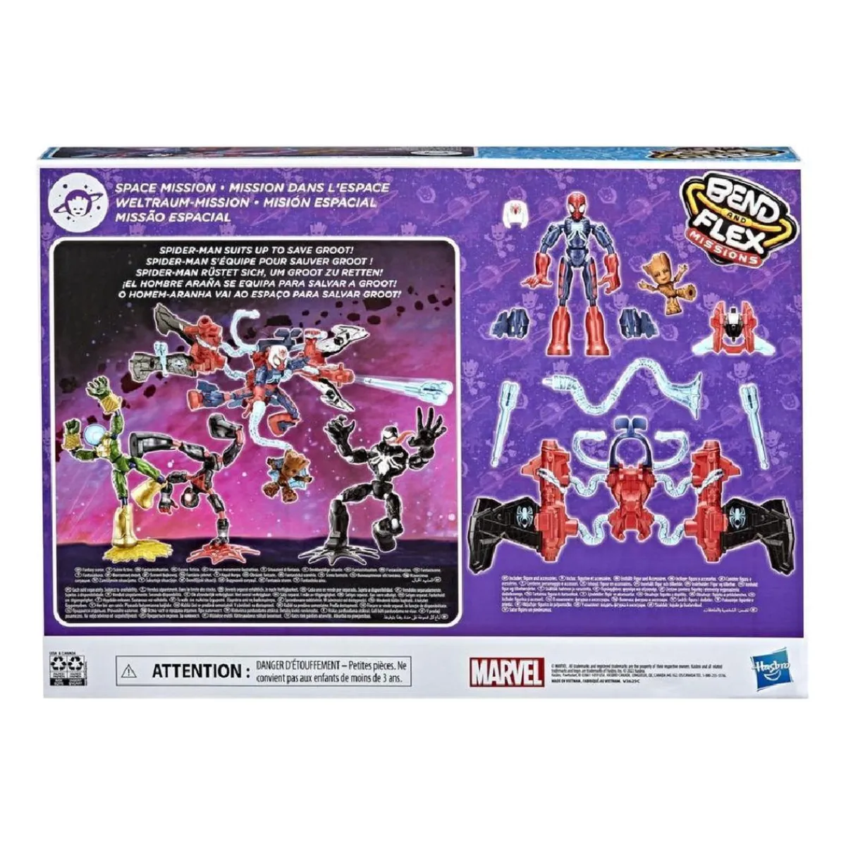 HASBRO EU TRADING Figuras De Acción*Spider-Man - Figura Bend and Flex