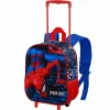 KARACTER MANIA Material Escolar*Spider-man - Mochila 3D con ruedas