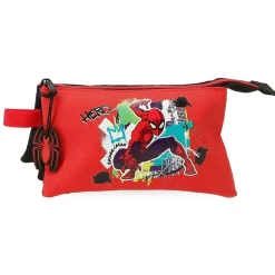 JOUMMA BAGS,S.L Material Escolar*Spider-man - Portatodo 3 compartimentos - Colección Urban